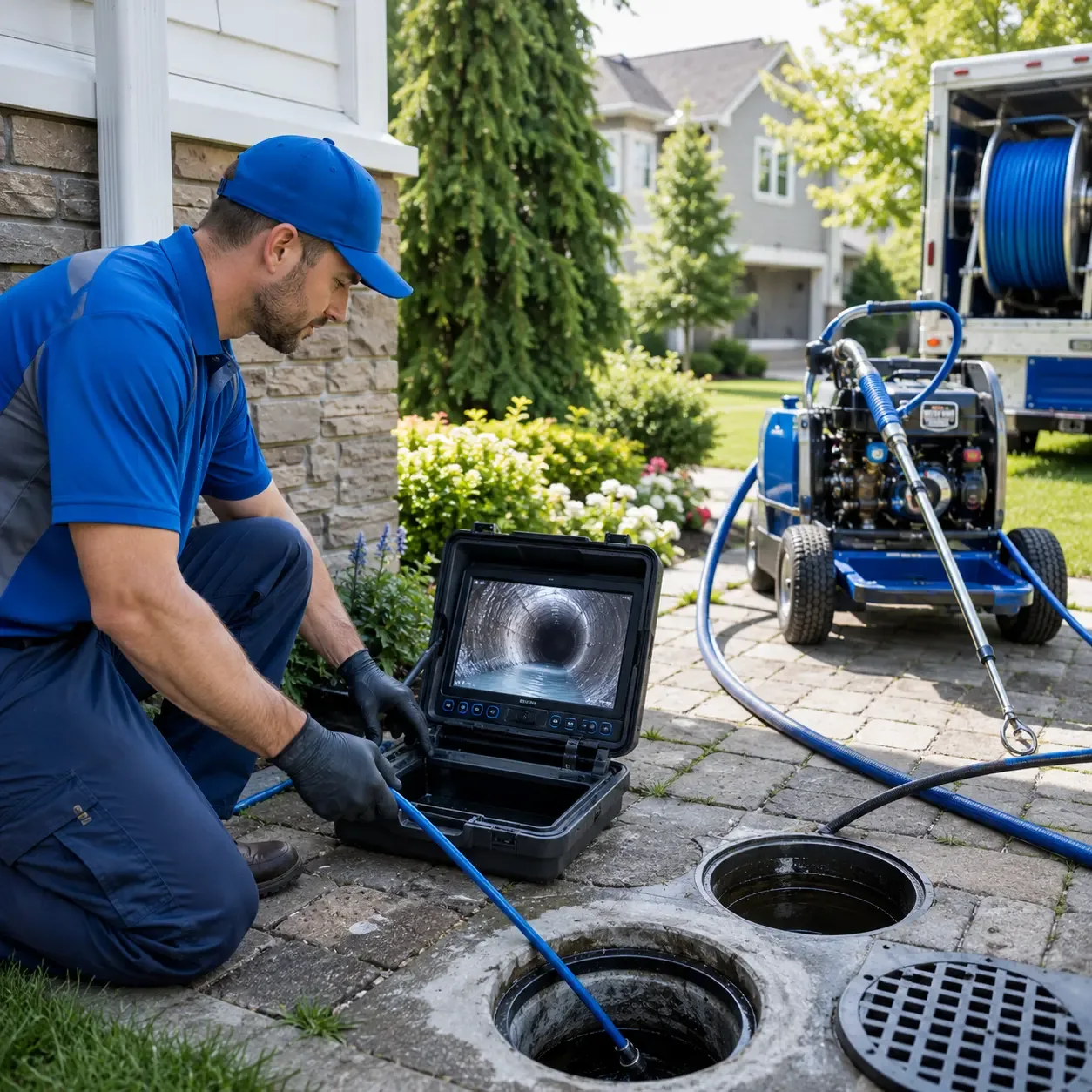 Outdoor drain cleaning professionals serving Wall, SD
